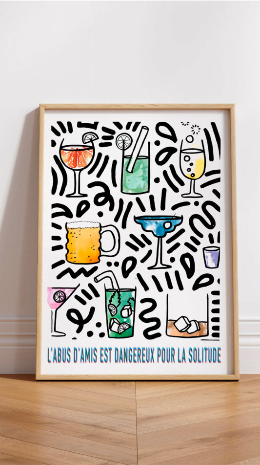 Affiche « L’apéro entre Amis »