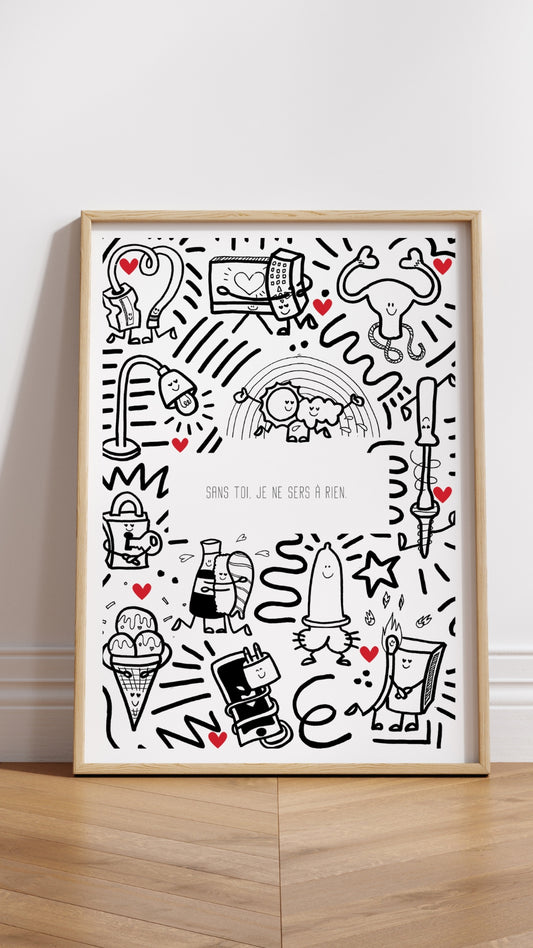 Affiche « les indissociables »
